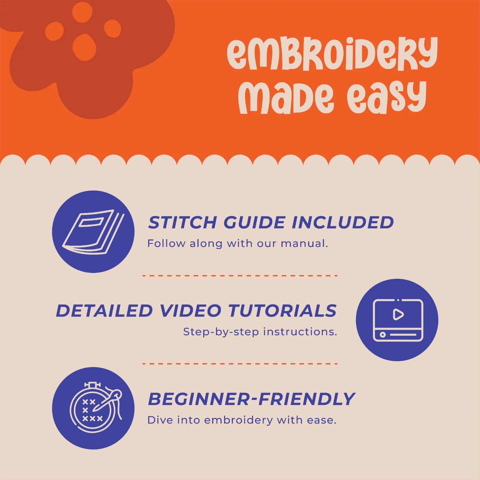 Ultimate DIY Embroidery Creativity Starter Kit ( All in One Box)