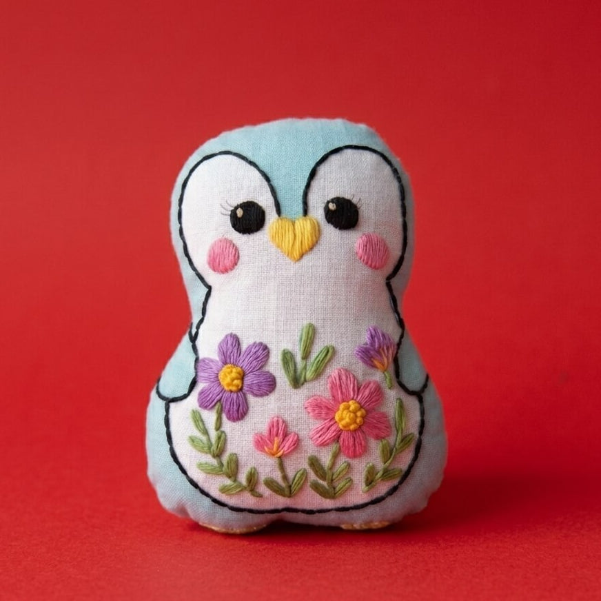 Piri The Penguin | DIY Plushie Kit | Beginner Friendly