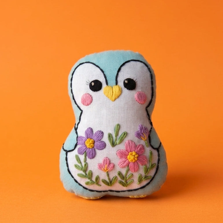 Piri The Penguin | DIY Plushie Kit | Beginner Friendly