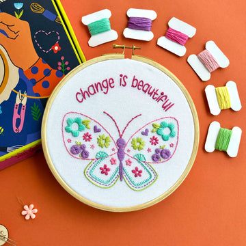 Change is Beautiful DIY Embroidery Kit